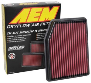 Chevrolet Silverado 1500 Drop In Air Filter - AEM Induction - DryFlow - 2019